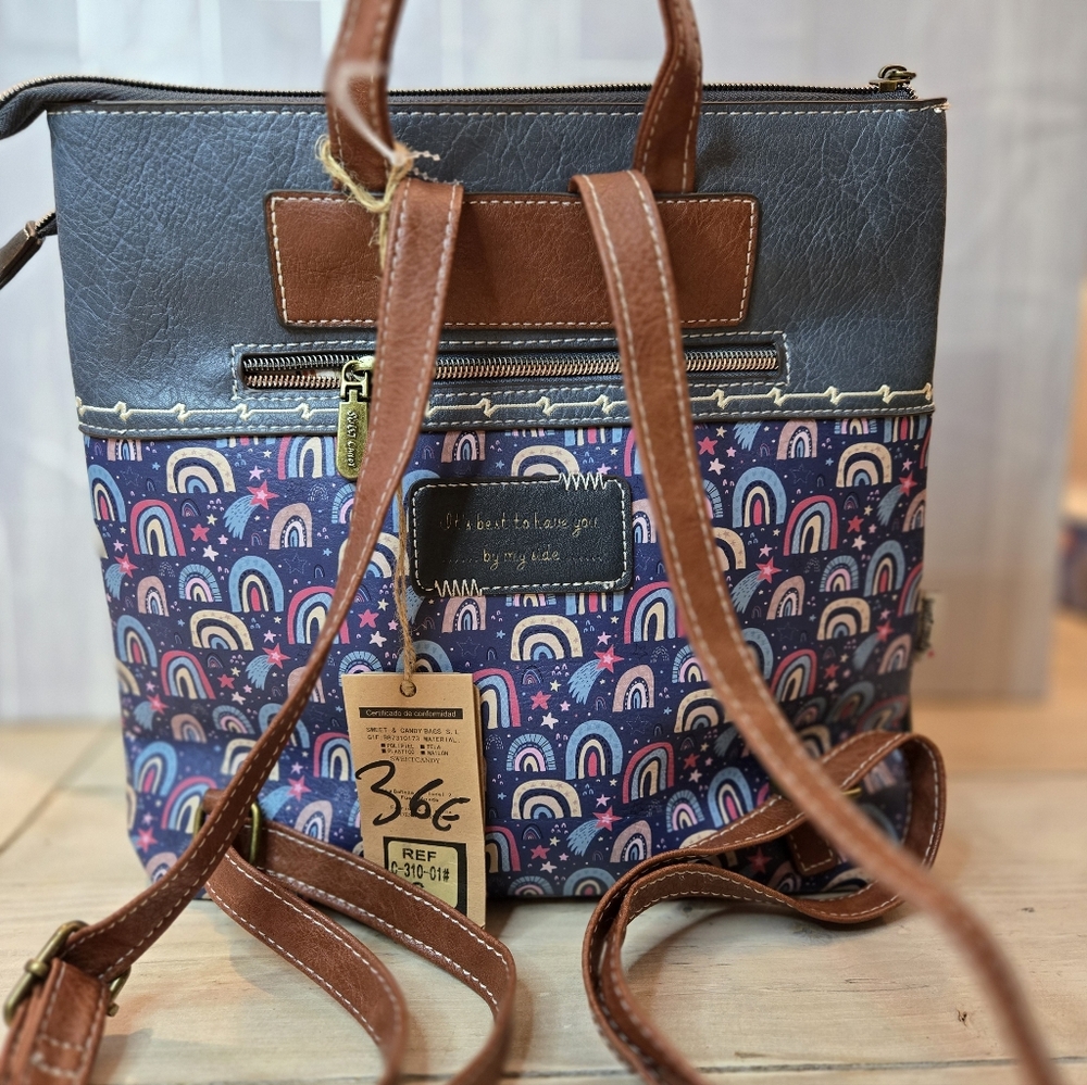 Women's Multicolor Backpack - Picture 8 of 12